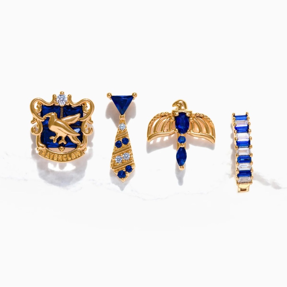 Harry Potter Ravenclaw House Earring Stud Set in Gold